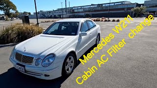 Mercedes Benz W211 AC Cabin Pollen Filter Replacement by DocMack Garage 137 views 3 weeks ago 4 minutes, 3 seconds