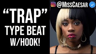 Video thumbnail of "TRAP BEAT w/ HOOK FREE download - Lydia Caesar x Wyshmaster Beats  "Winner""