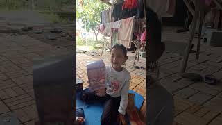 kakak dan adek buka blindbox #clara #clavia #blindbox #kuromi #melody #sanriohellokitty
