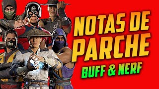 ⚠️ NOTAS de PARCHE ⚠️ Cambios en PERSONAJES  | Mortal Kombat 1