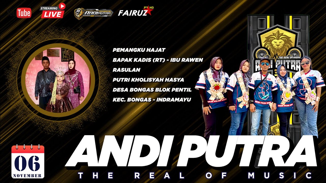 🔴 LIVE | ANDI PUTRA 3 | DS BONGAS BLOK PENTIL KEC. BONGAS - INDRAMAYU | KAMIS 06 NOVEMBER 2025