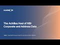 The Achilles Heel of NBI: Corporate and Address Data