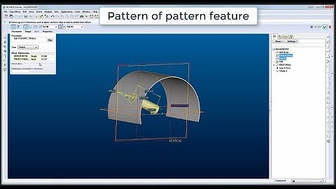 ProE tutorial: Pattern of Pattern