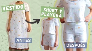 Transforma tu ropa ➡ de vestido a conjunto | thrift flip