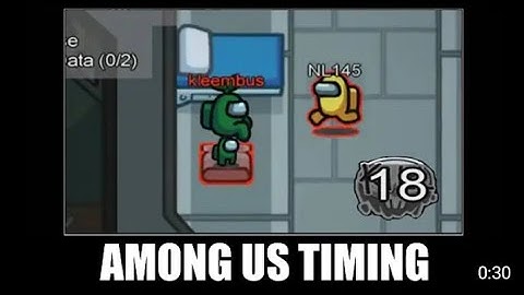 Perfect timing doesn