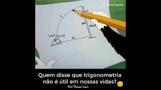  QUEM DISSE QUE TRIGONOMETRIA NÃO É ÚTIL #Shorts - VÍDEOS CURTOS - Prof Robson Liers