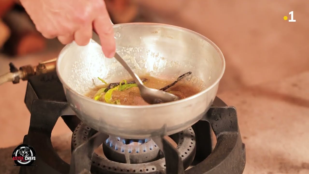 ASTÈR CHEFS SAISON 10 - SOSSO MAÏS SUCRÉ ET SON ANANAS RÔTI  by Bernard CLAIN