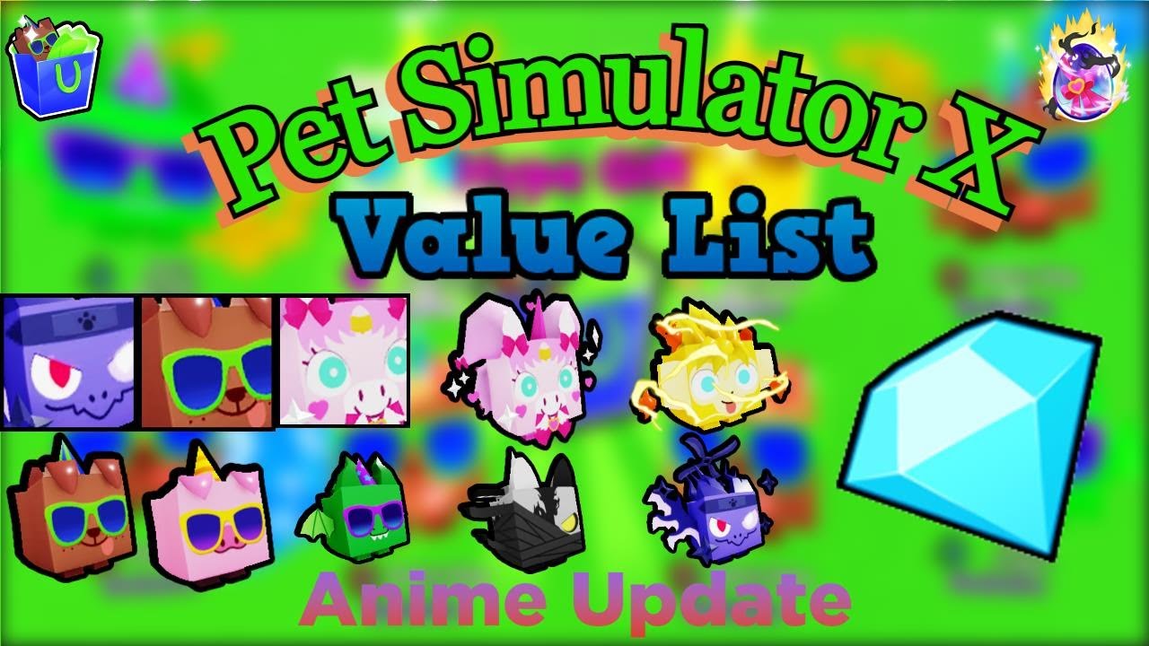 PET SIMULATOR X HUGE ANIME UNICORN Video Gaming Gaming Accessories  InGame Products on Carousell