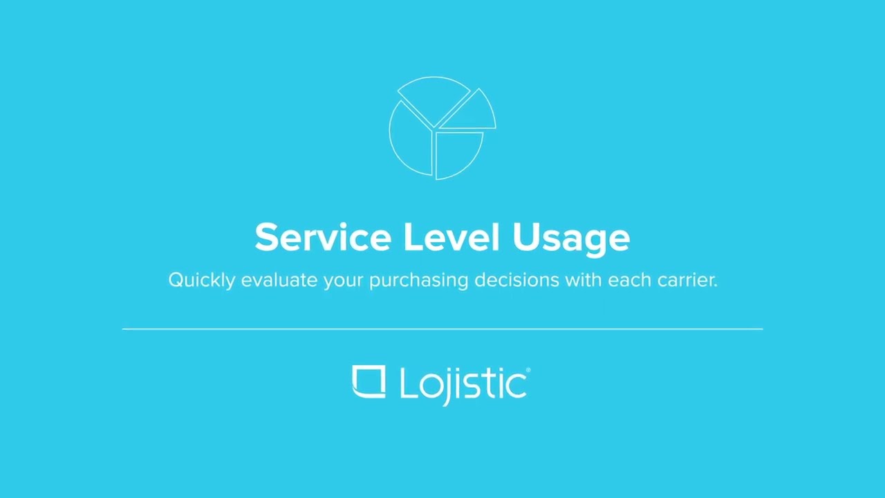 Lojistic Analytics | Service Level Usage