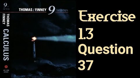 prove the limit statement||Ex1.3 Q37 ||Thomas Finney calculus 9th edition ||SK Mathematics