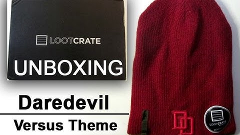 Loot Crate March 2016 Unboxing Versus Theme - Alien VS Predator Daredevil