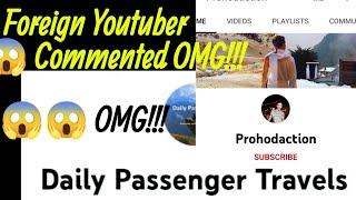 Foreign Youtuber Comments And Passenger Travels Travelling Videos