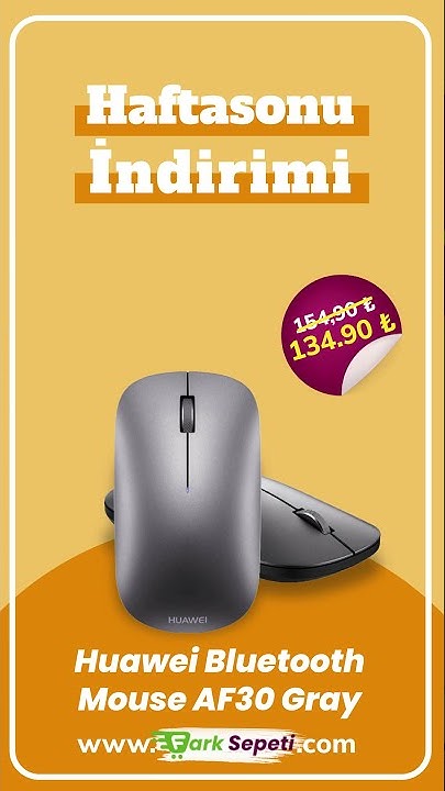 Huawei Bluetooth Mouse AF30 Gray - YouTube