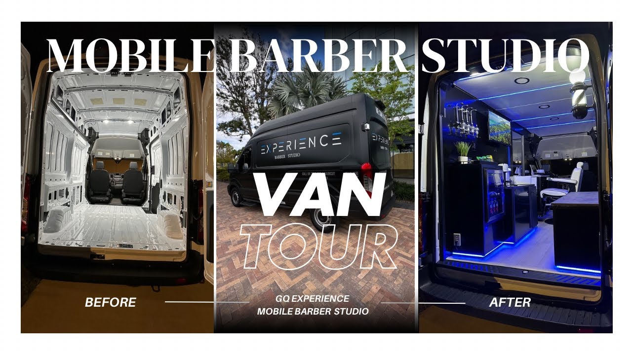 LUXURY VAN TOUR  | GQ Experience Mobile Barber Studio