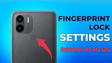 Redmi A1 Plus Fingerprint Setting  Redmi A1 Plus Me Fingerprint Kaise Lagaye  How To Set Fingerprint
