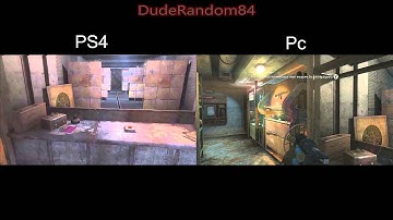 Metro Last Light Redux PS4 Vs Pc Side By Side Graphics Comparison Part 1
