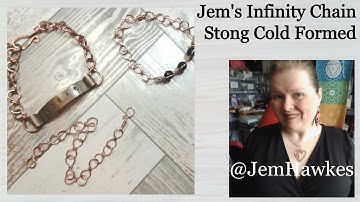 Create a STRONG Infinity Link Chain without Soldering by Jem Hawkes Cold Formed Chain