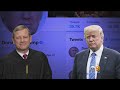 Chief justice john roberts refutes trump comment about federal judges