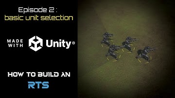 How to Build an RTS in Unity - Episode 2 - Basic Unit Selection