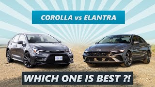 2024 Hyundai Elantra vs 2024 Toyota Corolla – Compact Sedan KING !!