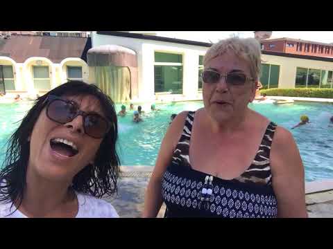 Hot spring pool in Casciana Terme Tuscany with Cessy Meacham