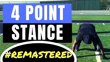 🏈 How To: 4 POINT STANCE  | Master Your Stance Fast! | DEFENSIVE LINE TECHNIQUE & FUNDAMENTALS |