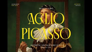Aglio Picasso Font Download
