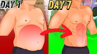 5 min standing abs workout how to lose belly fat in 2 week