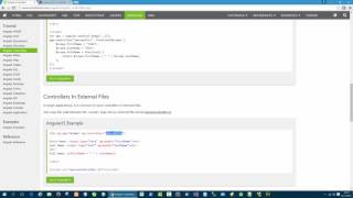 11   AngularJS external controllers