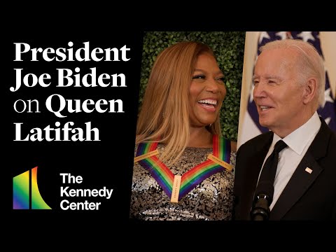 President Joe Biden on Queen Latifah - 46th Kennedy Center Honors White House Reception (2023)