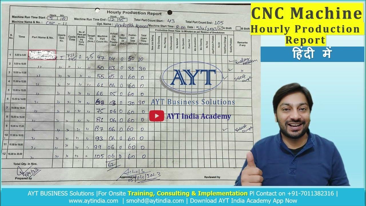 CNC Machine Hourly Production Report Format Daily Production Report cnc-machine-hourly-production-report-format-daily-production-report