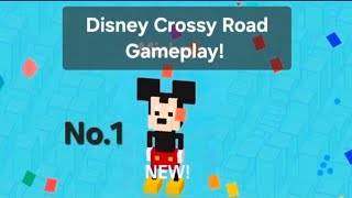 We started the game again and unlocked secret characters! || Disney Crossy Road Gameplay - No.1 