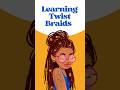 What a day! Twist braids showed me something! #hairstylist #learning #youtuber #boxbraidshairstyles