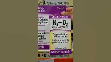 Vitamin K2 + D3 good for immune function || my favorite || #vitamin