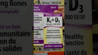 Vitamin K2 + D3 good for immune function || my favorite || vitamin
