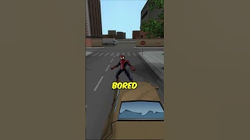What happens if you crash into a car in all the Spiderman games? #spiderman2ps5 #videogames