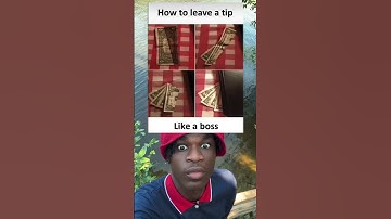 How to leave a tip Like a boss