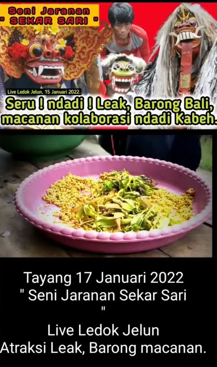 Seni Jaranan Sekar Sari, Live Ledok Jelun 15 Januari 2022#shorts