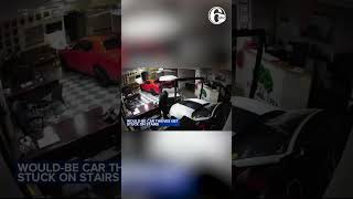 2 wouldbe car thieves ram Pa. dealership in heist gone wrong