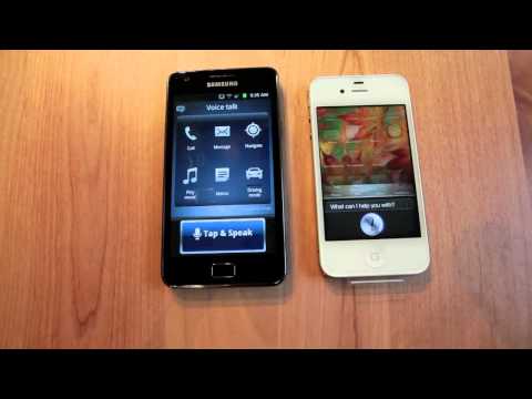 IPhone 4s Vs Galaxy S II Siri Voice Test