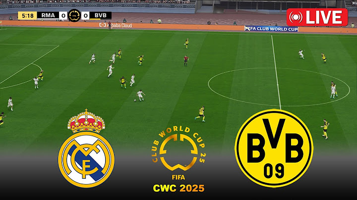 🔴LIVE : Real Madrid vs Borussia Dortmund - Club World Cup 2025 | Match en vivo | Pes 21 eFootball