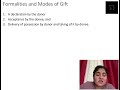 Muslim Law of Gift- Hiba- Formalities and Modes of Gift- Lecture 6