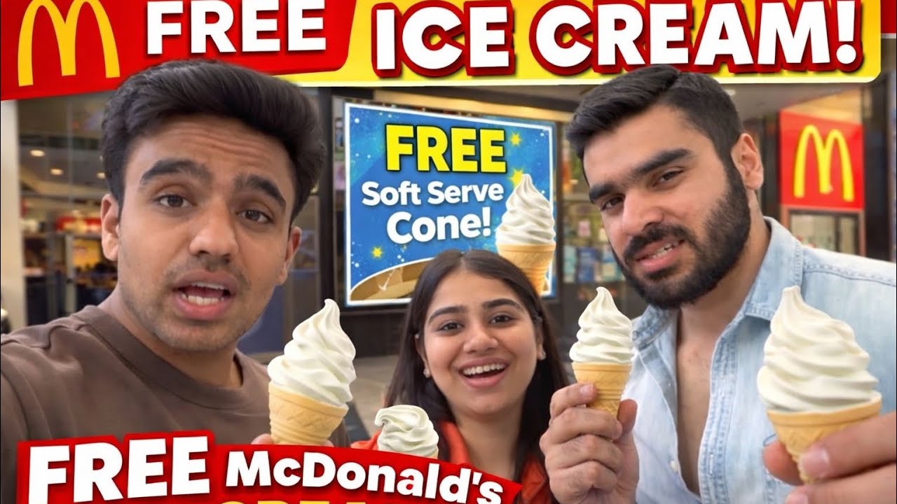 We Got FREE Ice Cream from McDonald’s 🤯 | Secret Hack!
