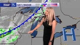 Tuesday PM Forecast: Increasing clouds, showers Wednesday