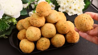 When you have 3 potatoes, make these crispy potato balls! so delicious that I cook almost everyday!