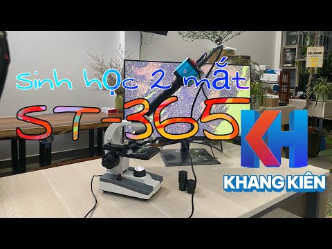 Video Kính hiển vi sinh học 1 mắt 640 lần ST-365 - youtube