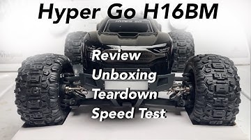 MJX Hyper Go H16BM Review, Unboxing, Teardown, & Speed Test