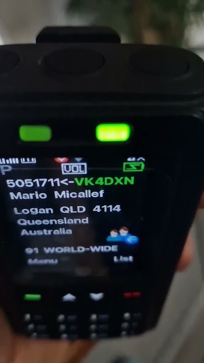 ANYTONE BT-01 - DMR TALK GROUP 91 - YouTube