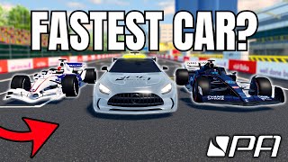 What's the FASTEST Car in Formula Apex?