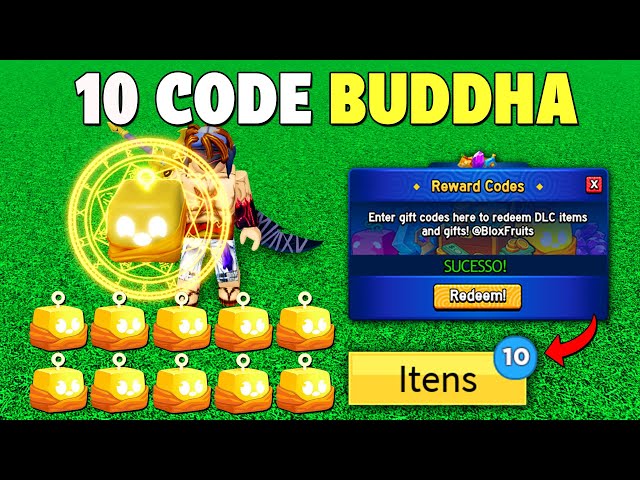 NOVO CÓDIGO DA FRUTA BUDDHA + TODOS OS CÓDIGOS ATUALIZADOS DE 2023 DO UPDATE  20 NO BLOX FRUITS 